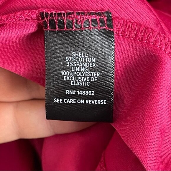 Torrid Mini Poplin Tie-Front Skater Dress in Cherries Jubilee pink size 4X - Picture 9 of 13